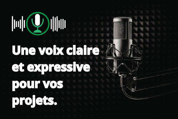 Je fais la voix-off professionnelle de vos vidéos
